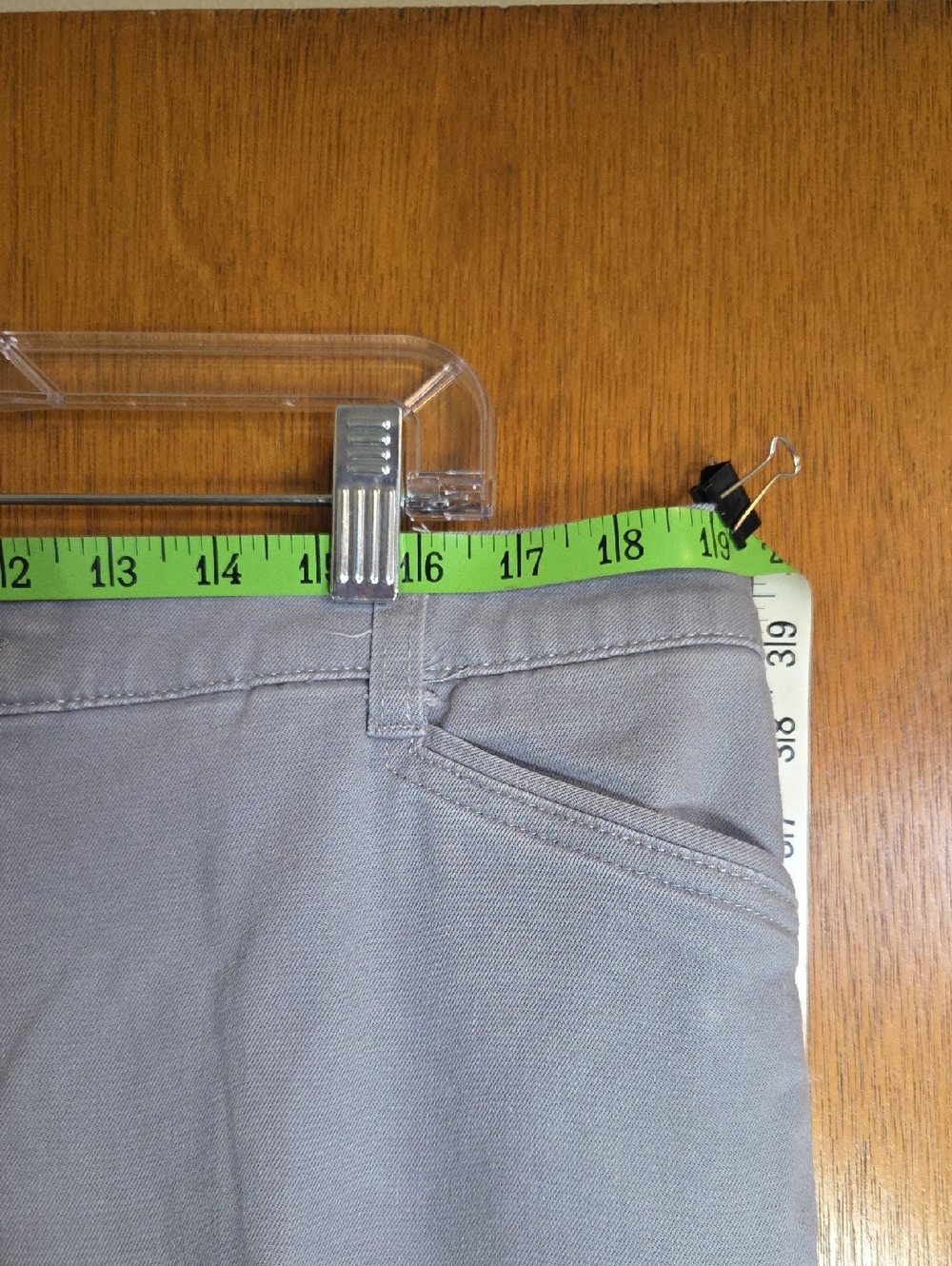 Christopher & Banks Light Gray Trousers - Picture 6 of 9